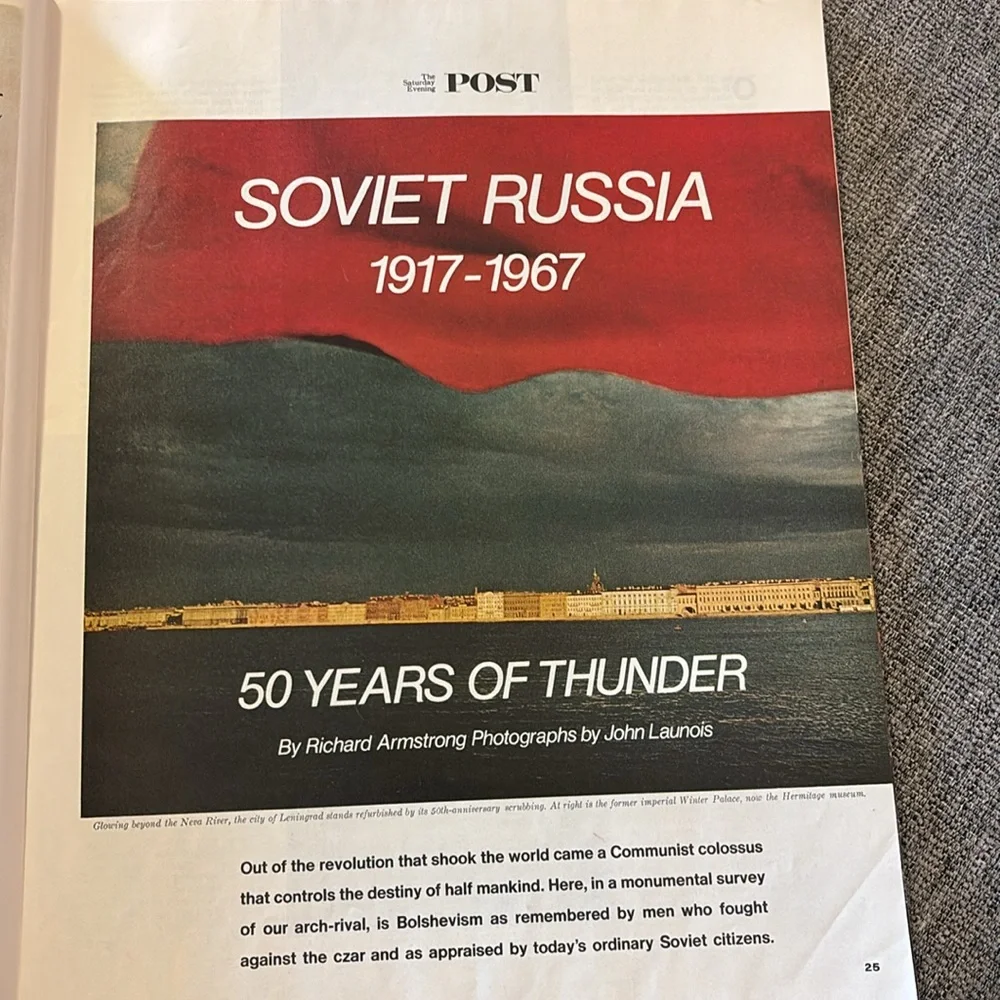 Evening Post Eyewitness accounts of 50 years of thunder Russia & 3 Look Issues